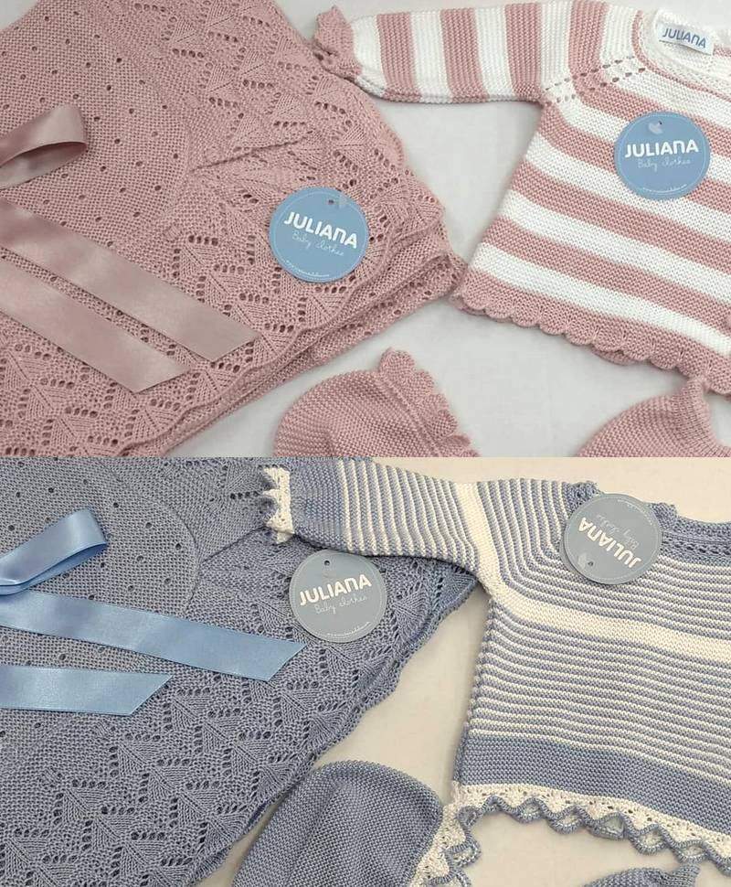 Conjuntos de punto Juliana para bebés y recién nacidos en tu tienda de moda MisChicos en Madrid